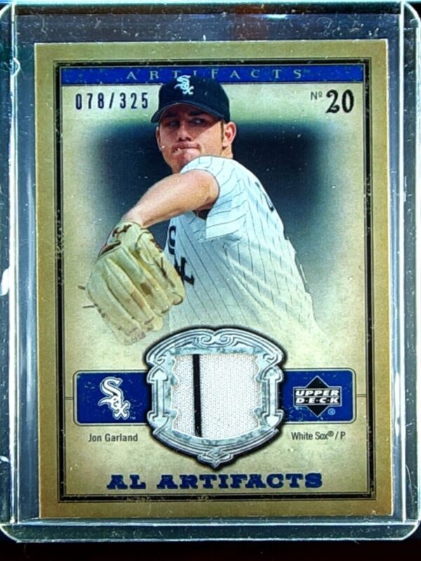 2006 UD Artifacts Jon Garland /325 JSY #AL-GA Sox AL/NL Artifacts Blue