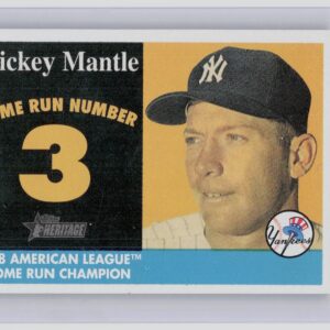 2007 Heritage Mickey Mantle #MHRC3 Yankees 1958 Home Run Champion Mickey Mantle