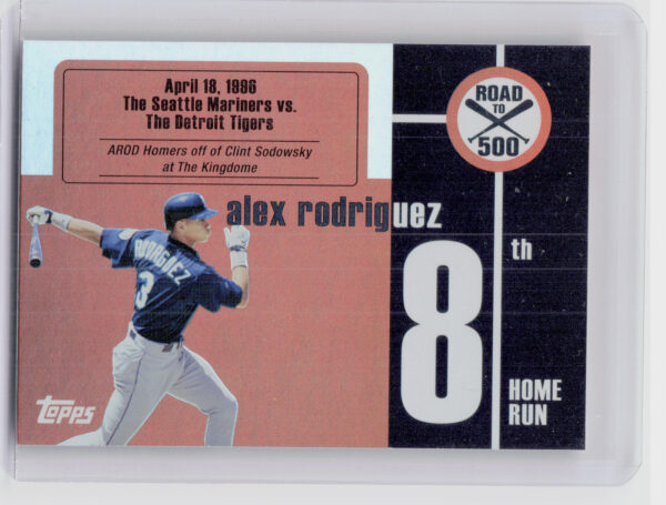 2007 Topps Alex Rodriguez #ARHR8 Mariners Alex Rodriguez: Road to 500