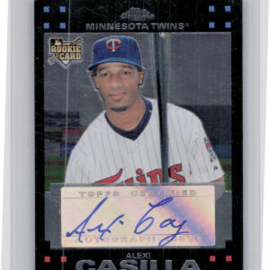 2007 Topps Chrome Alexi Casilla AU RC #358 Twins