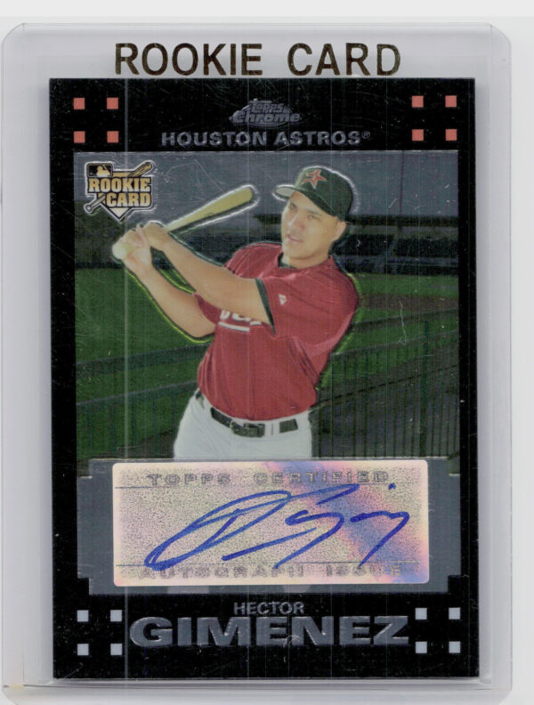 2007 Topps Chrome Hector Gimenez AU #357 Astros