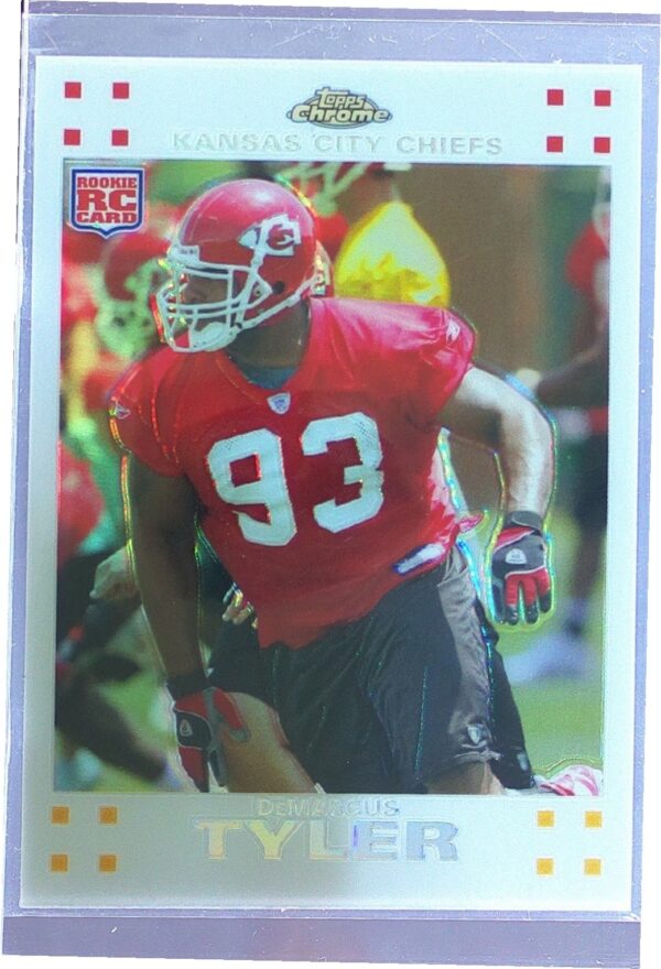 2007 Topps Chrome Tank Tyler White Refractors /869 #TC227 Chiefs