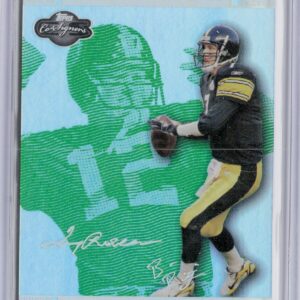 2007 Topps Co-Signers Ben Roethlisberger / Terry Bradshaw VAR SN75 #10 Steelers