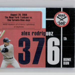 2007 Topps Updates & Highlights Alex Rodriguez #ARHR376 Yankees Alex Rodriguez: