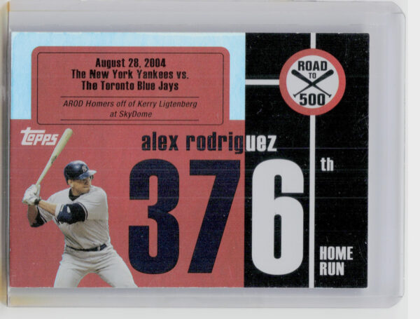 2007 Topps Updates & Highlights Alex Rodriguez #ARHR376 Yankees Alex Rodriguez:
