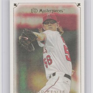 2007 Upper Deck Masterpieces Jered Weaver #64 Angels
