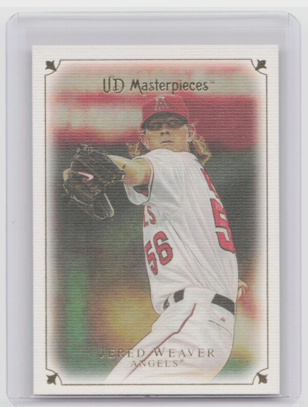2007 Upper Deck Masterpieces Jered Weaver #64 Angels