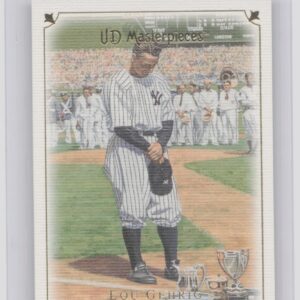 2007 Upper Deck Masterpieces Lou Gehrig #8 Yankees