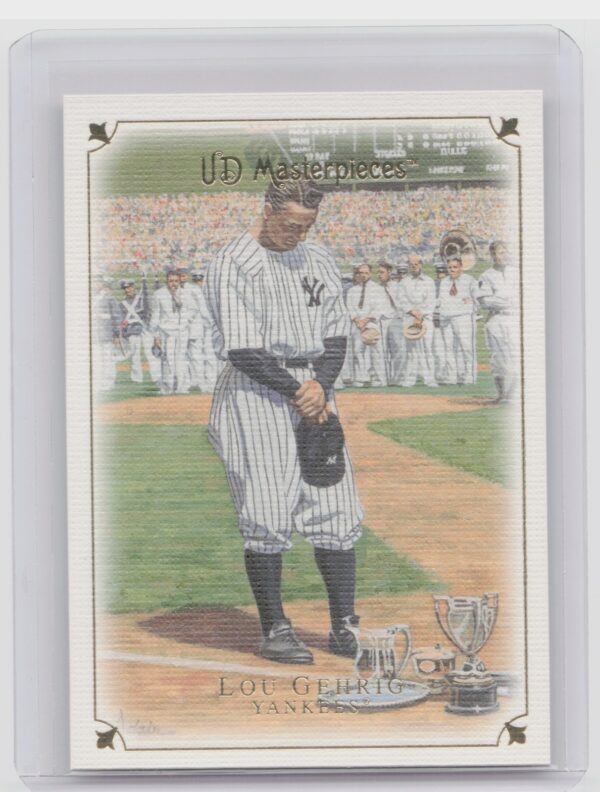 2007 Upper Deck Masterpieces Lou Gehrig #8 Yankees