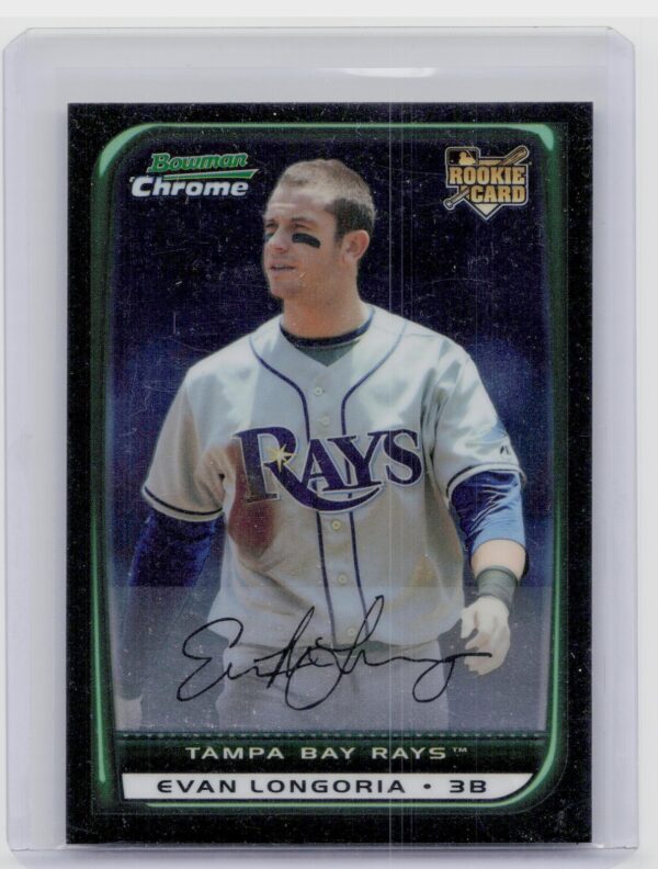 2008 Bowman Draft Picks & Prospects Evan Longoria RC #BDP27 Rays