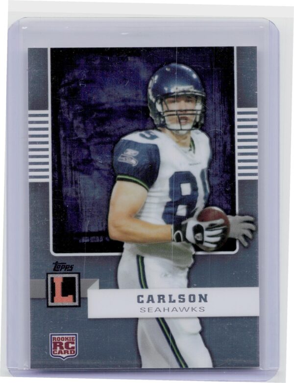 2008 Topps Letterman John Carlson /419 RC #91 Seahawks