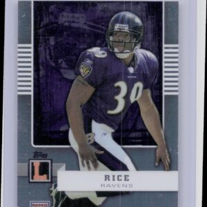 2008 Topps Letterman Ray Rice /419 RC #67 Ravens