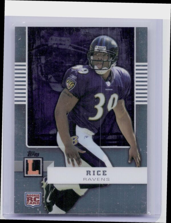 2008 Topps Letterman Ray Rice /419 RC #67 Ravens
