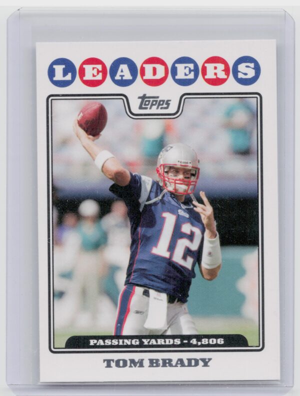 2008 Topps Tom Brady #286 Patriots
