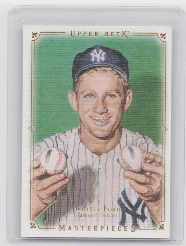 2008 Upper Deck Masterpieces Whitey Ford #60 Yankees