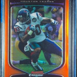 2009 Bowman Chrome Andre Johnson Orange Refractors SN25 #66 Texans