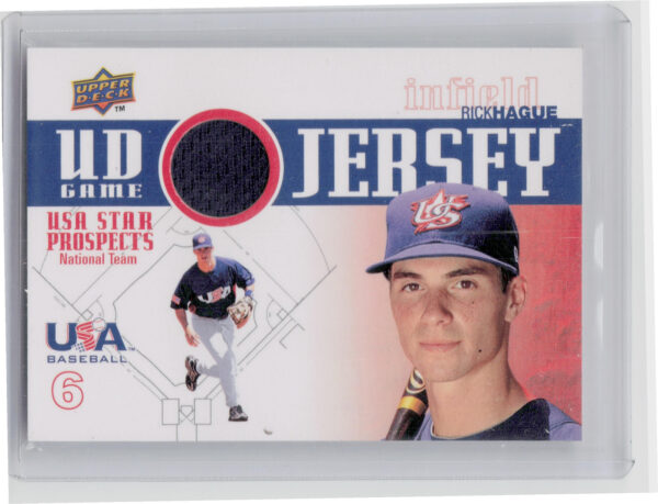 2009 Upper Deck Signature Stars Rick Hague MEM #GJU-30 USA USA Star Prospects Je