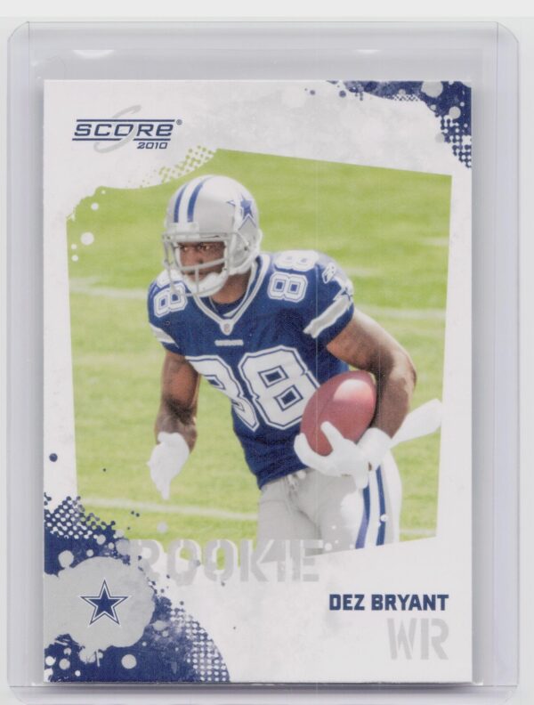 2010 Score Dez Bryant Rookie RC #334 Cowboys