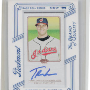 2010 Topps 206 Trevor Crowe AU #TA-TC Indians Mini Framed Autographs Piedmont