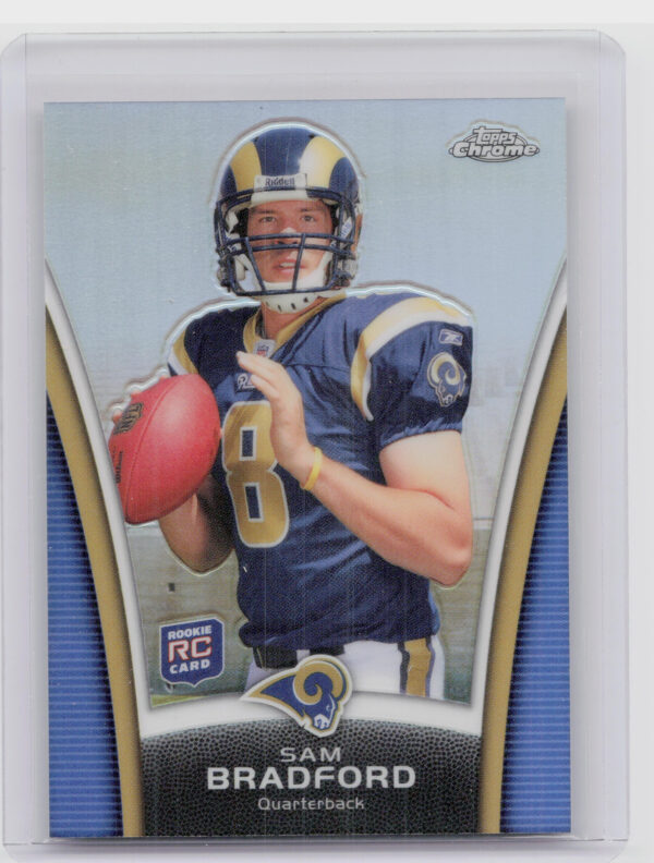 2010 Topps Chrome Sam Bradford #TMB-1 Rams Retail Exclusive Rookie Refractors