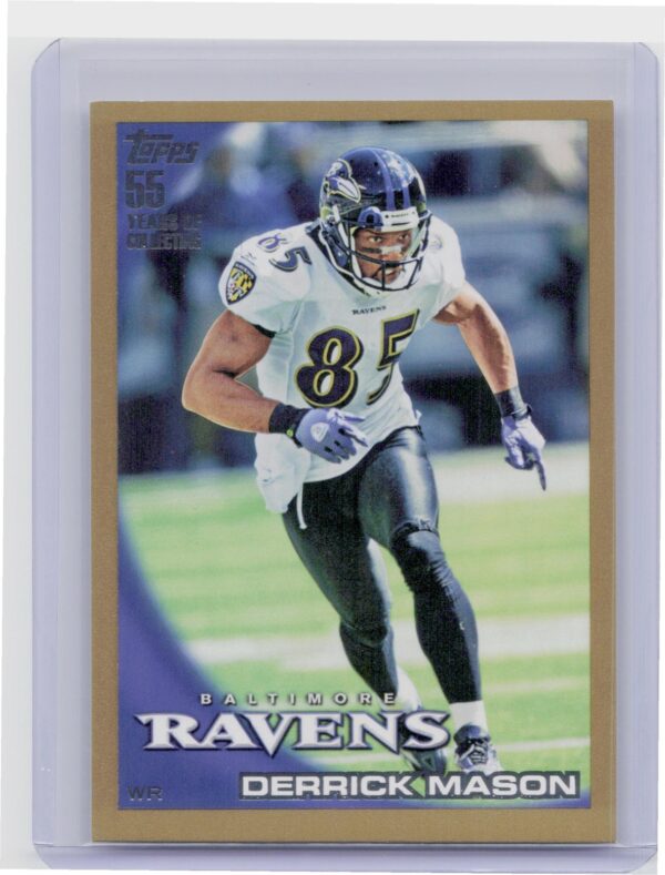 2010 Topps Derrick Mason Gold /2010 #434 Ravens