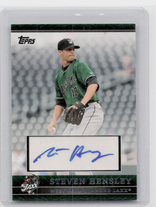 2010 Topps Pro Debut Steven Hensley AU #PDA-SHE Jaxx Prospect Autographs