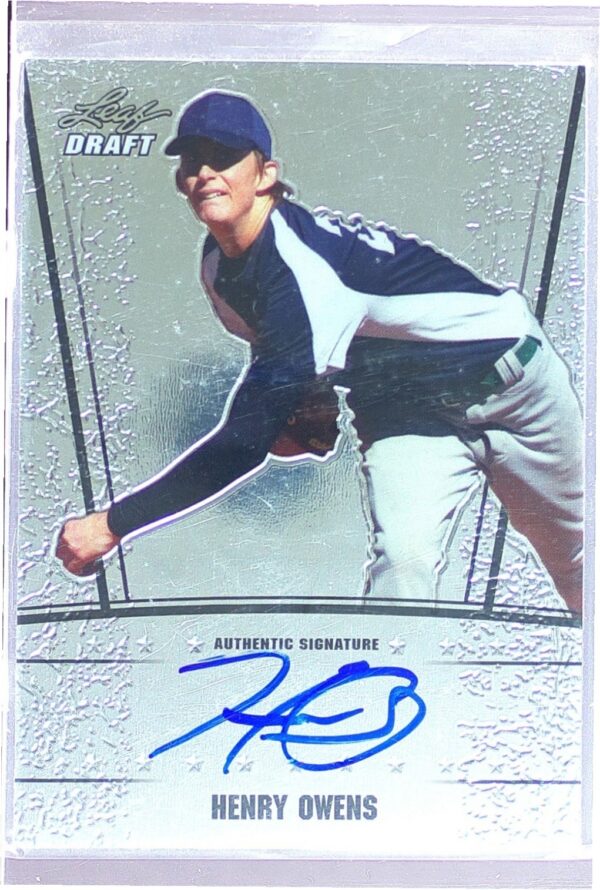 2011 Leaf Metal Draft Henry Owens Auto #AU-HO1 Sox
