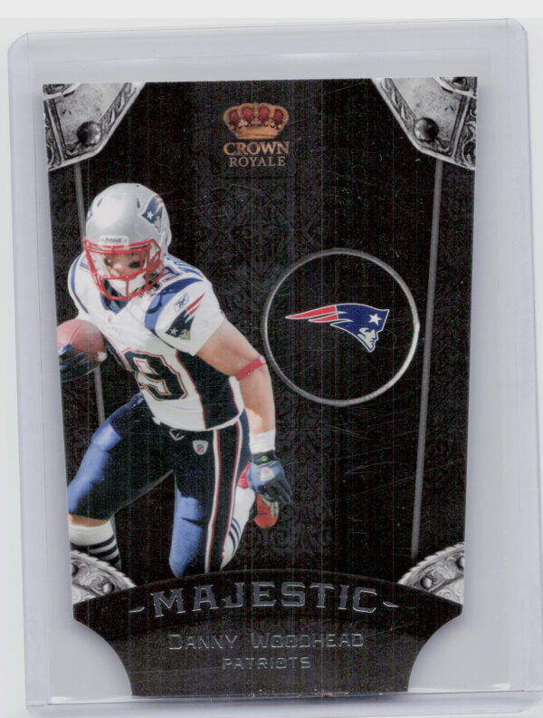 2011 Panini Crown Royale Danny Woodhead #4 Patriots Majestic