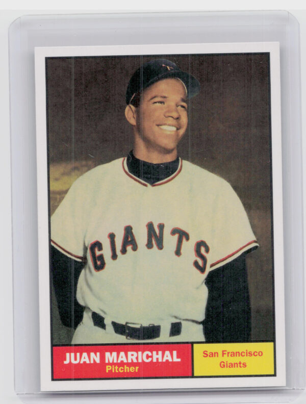 2011 Topps Juan Marichal #417 Giants 60 Years of Topps Original Back