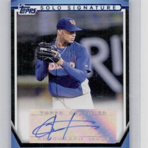 2011 Topps Pro Debut Fautino De Los Santos AU SN199 #SSA-FD RockHounds Solo Sign