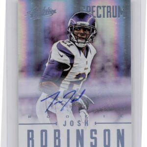 2012 Panini Absolute Josh Robinson AU SN25 #149 Vikings Spectrum Platinum Autogr