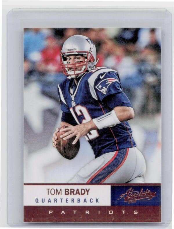 2012 Panini Absolute Tom Brady Retail #34 Patriots