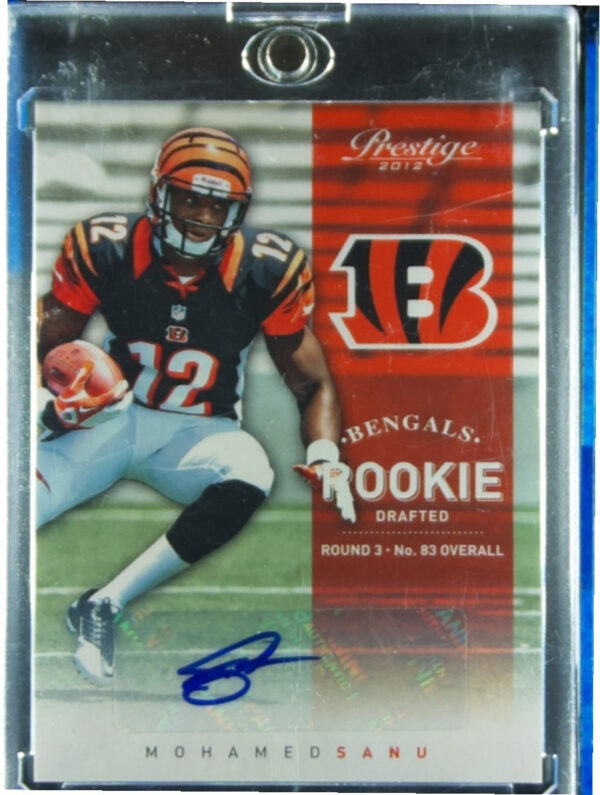 2012 Panini Prestige Mohamed Sanu AU SN499 #273 Bengals Rookie Autographs