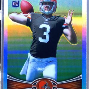 2012 Topps Chrome Brandon Weeden Refractors RC #79 Browns