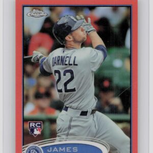 2012 Topps Chrome James Darnell Orange Refractors #174 Padres