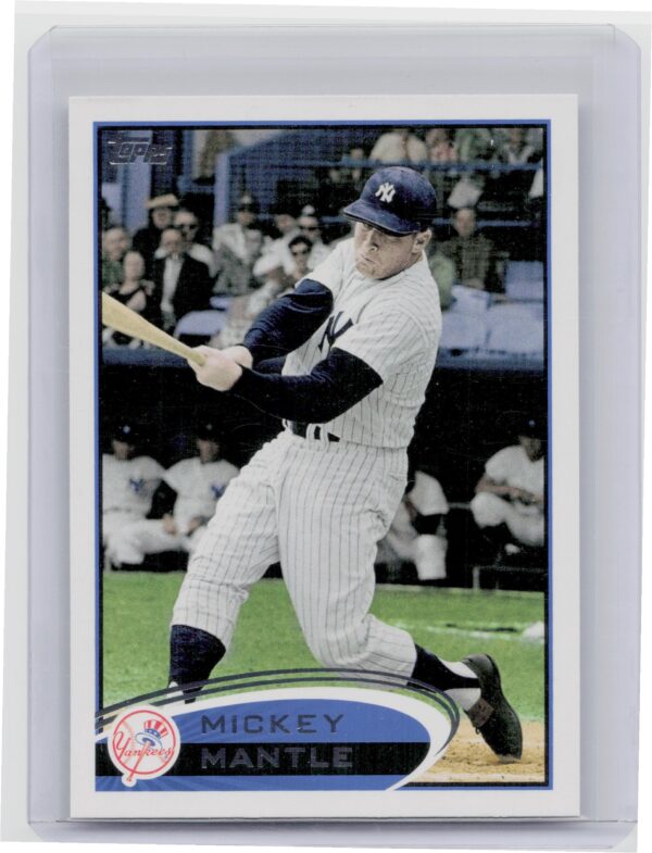 2012 Topps Mickey Mantle #7 Yankees