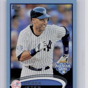 2012 Topps Update Derek Jeter Walmart Blue Border #US119 Yankees