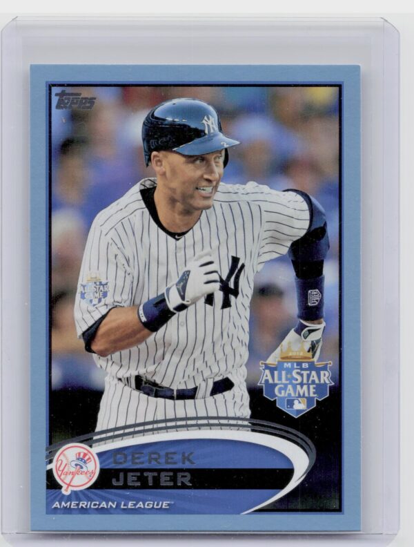 2012 Topps Update Derek Jeter Walmart Blue Border #US119 Yankees
