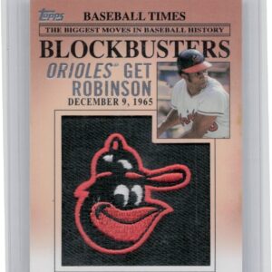 2012 Topps Update Frank Robinson #BP-3 Orioles Blockbusters Commemorative Hat Lo