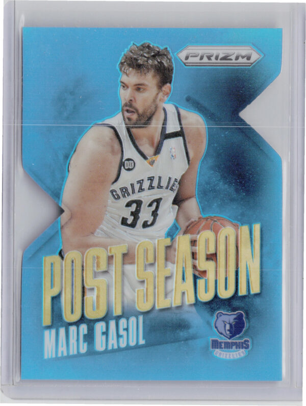 2013-14 Panini Prizm Marc Gasol SN199 #2 Grizzlies Post Season Prizms Light Blue
