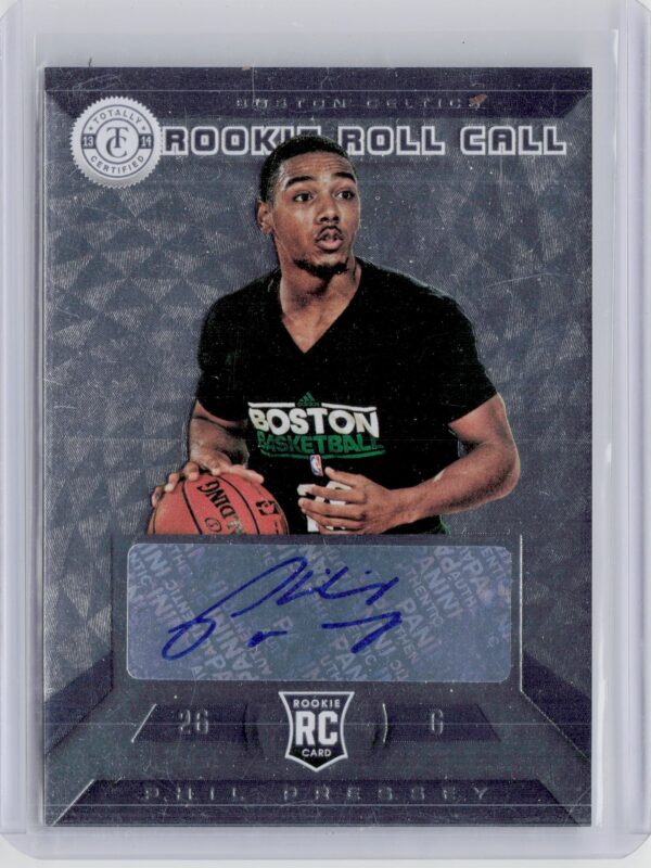 2013-14 Panini Totally Certified Phil Pressey AU #9 Celtics Rookie Roll Call Aut