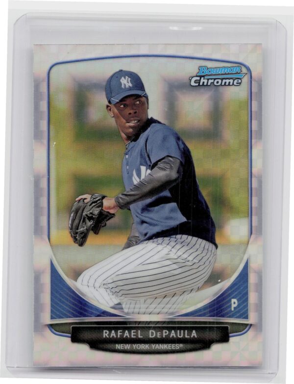 2013 Bowman Chrome Rafael DePaula #BCP174 Yankees Prospects X Fractors
