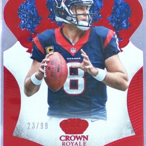2013 Crown Royale Matt Schaub Red (Die Cut Crown) /99 #65 Falcons