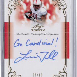 2013 Leaf Trinity Levine Toilolo AU SN10 #DI-LT2 Cardinal Inscriptions Gold