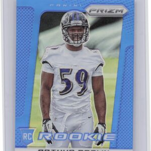 2013 Prizm Arthur Brown Prizms Blue #207 Ravens