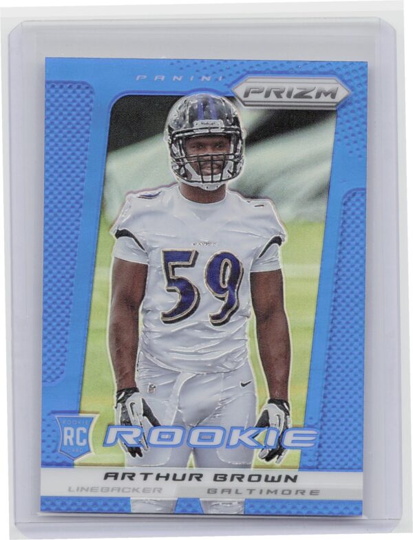 2013 Prizm Arthur Brown Prizms Blue #207 Ravens