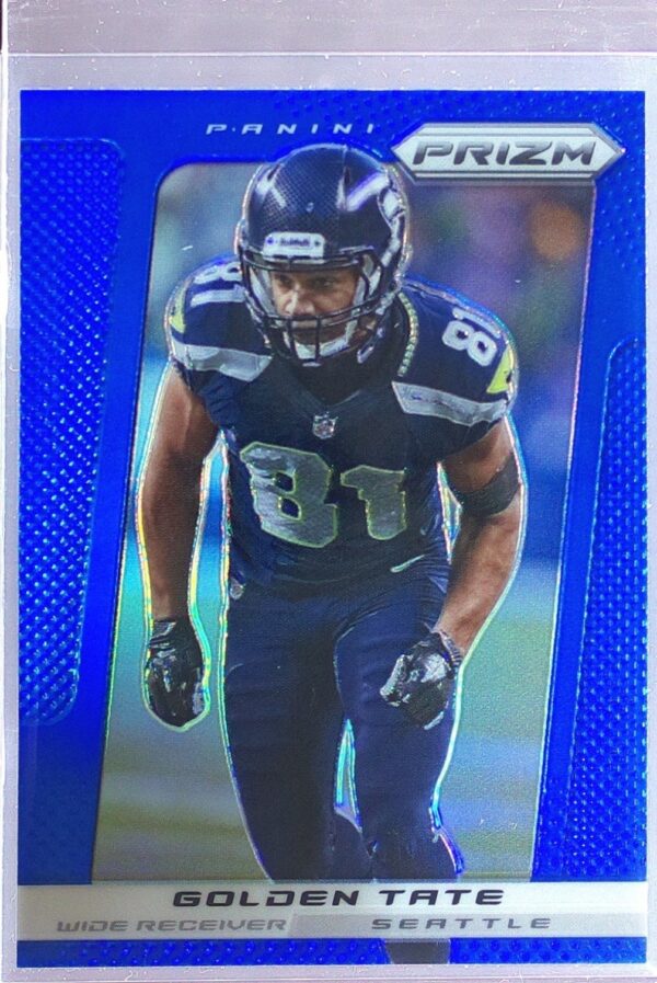 2013 Prizm Golden Tate Prizms Blue #192 Seahawks