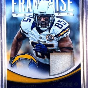 2013 Score Antonio Gates JSY #FF-AG Chargers Franchise Fabrics