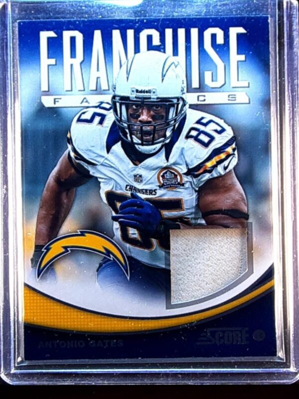 2013 Score Antonio Gates JSY #FF-AG Chargers Franchise Fabrics