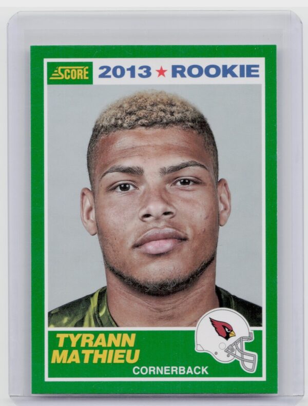2013 Score Tyrann Mathieu RC #396 Cardinals